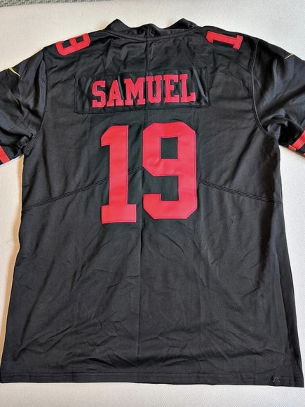 San Francisco 49ers Deebo Samuel X-Large Nike Black Game Jersey #19 On Field